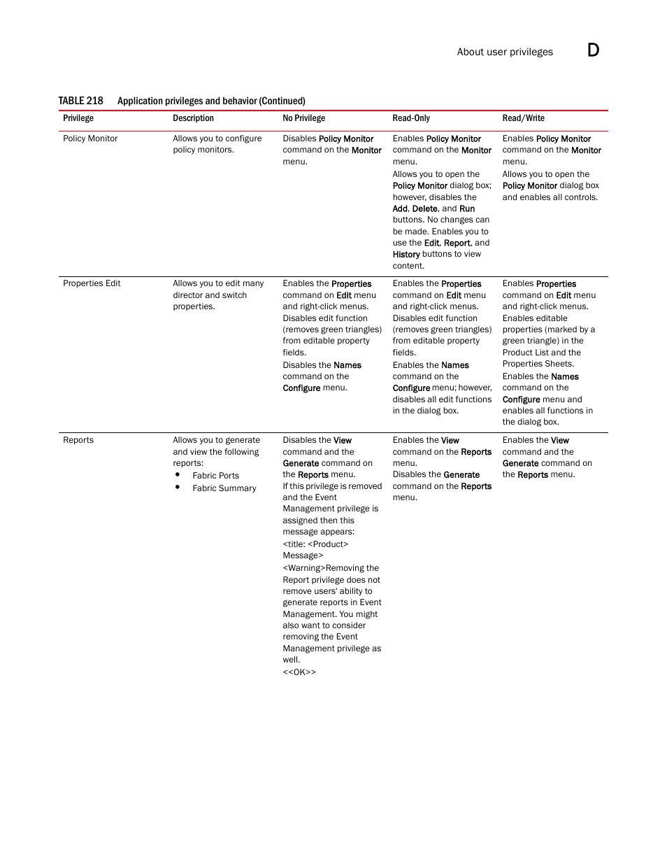 Brocade Network Advisor SAN + IP User Manual v12.3.0 User Manual | Page 2229 / 2702