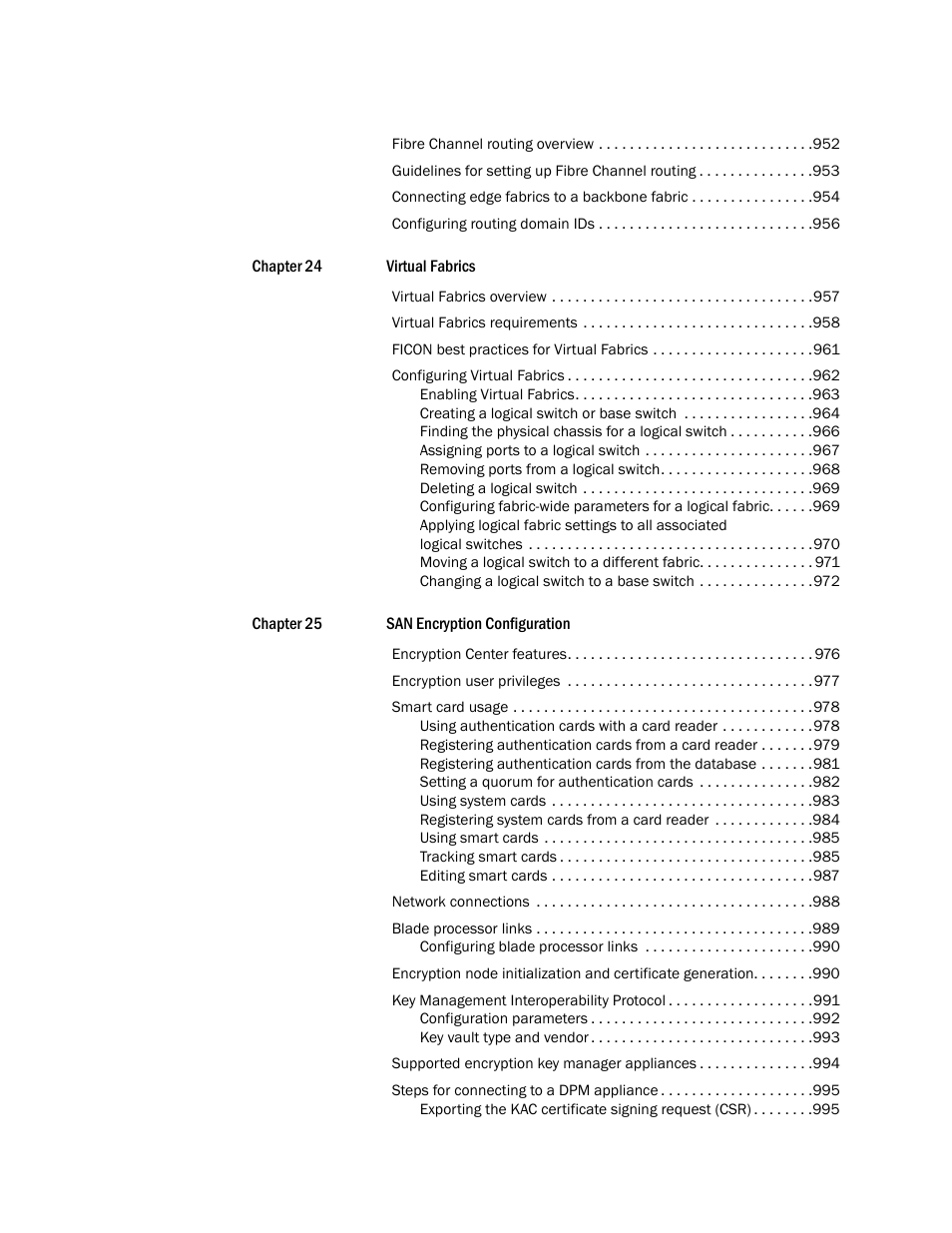 Brocade Network Advisor SAN + IP User Manual v12.3.0 User Manual | Page 25 / 2702