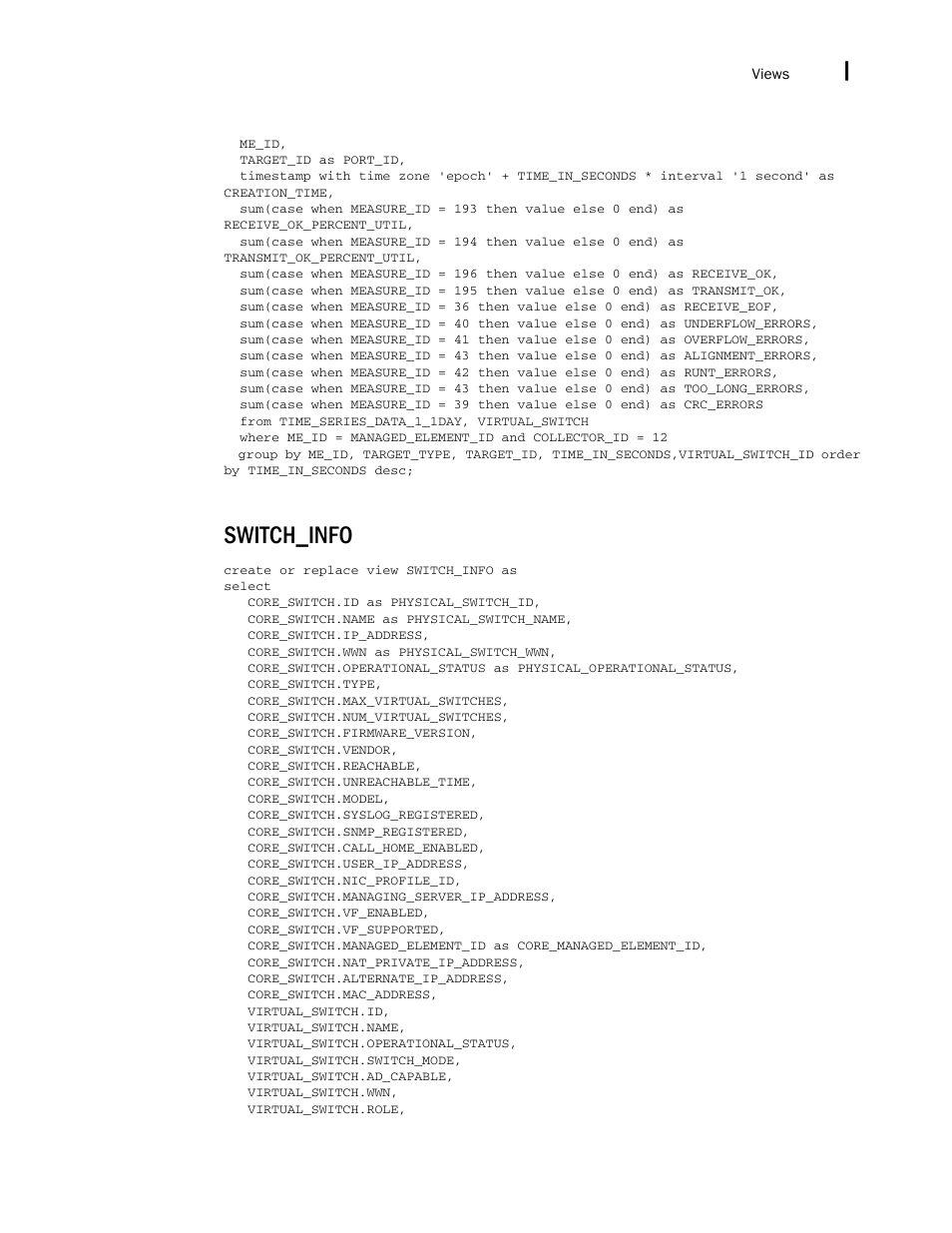 Switch_info | Brocade Network Advisor SAN + IP User Manual v12.3.0 User Manual | Page 2581 / 2702