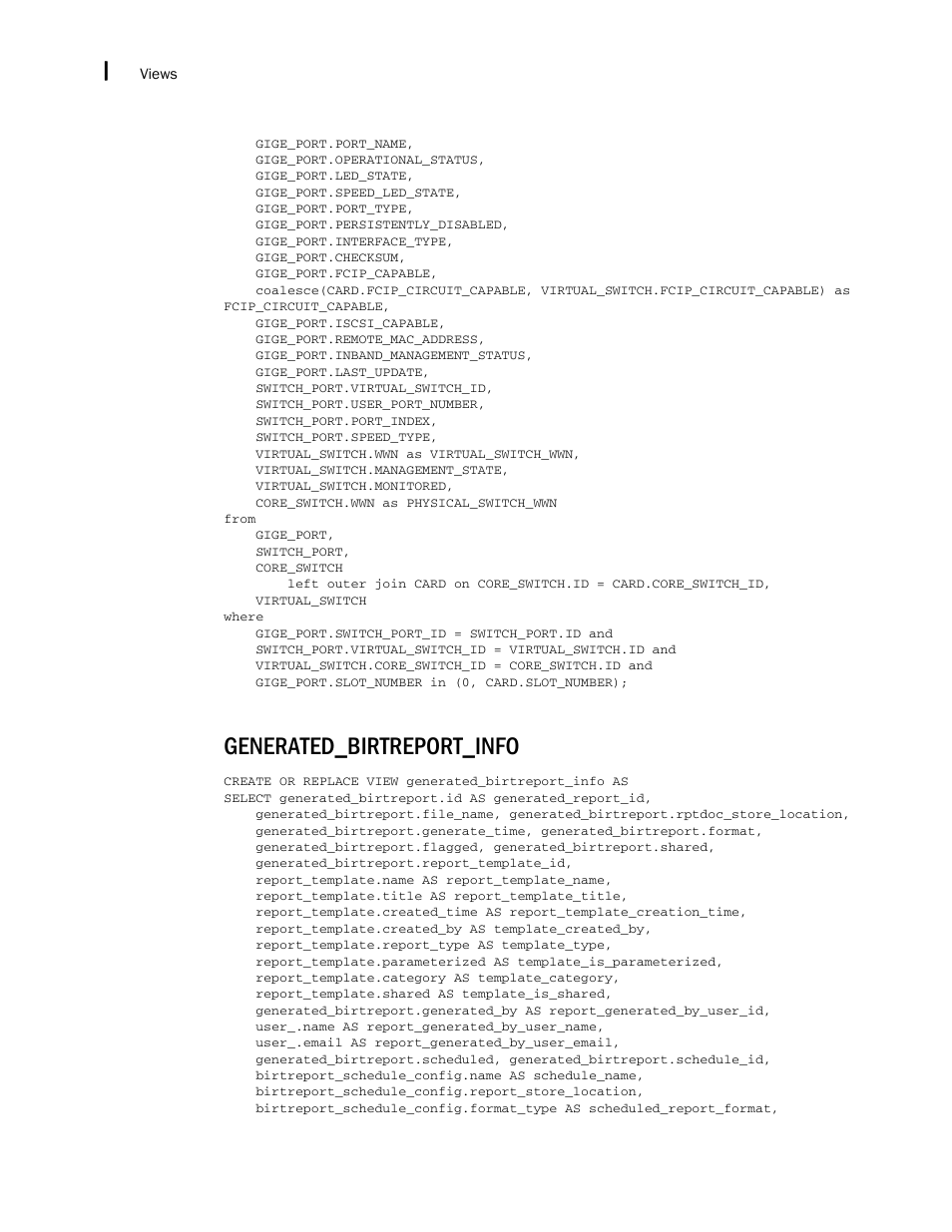 Generated_birtreport_info | Brocade Network Advisor SAN + IP User Manual v12.3.0 User Manual | Page 2600 / 2702