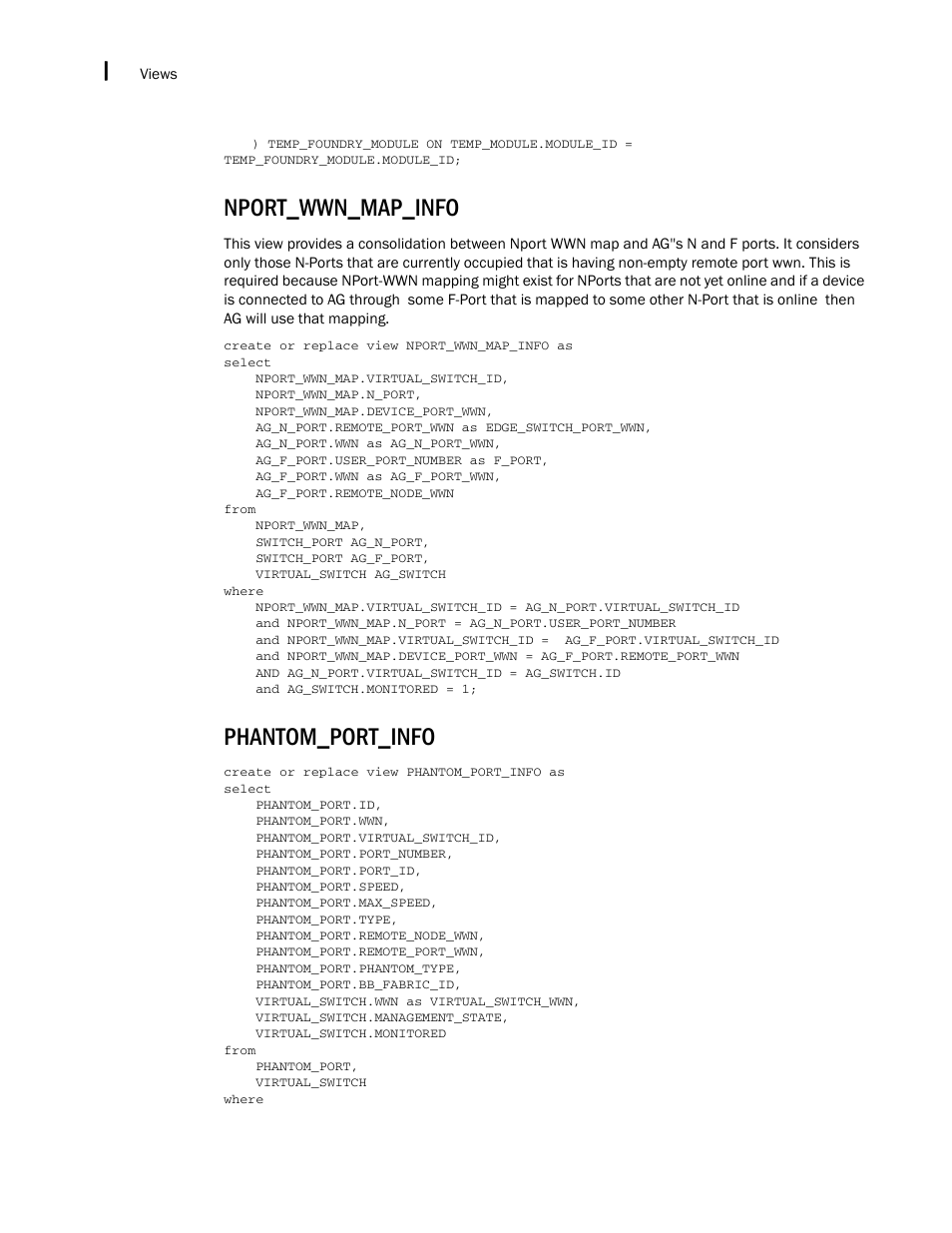Nport_wwn_map_info, Phantom_port_info | Brocade Network Advisor SAN + IP User Manual v12.3.0 User Manual | Page 2626 / 2702