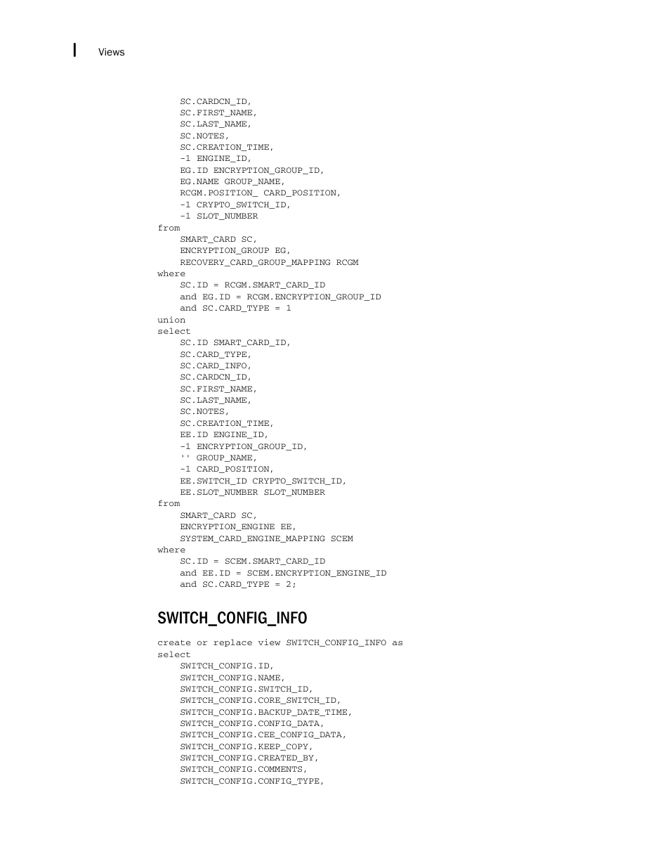 Switch_config_info | Brocade Network Advisor SAN + IP User Manual v12.3.0 User Manual | Page 2636 / 2702