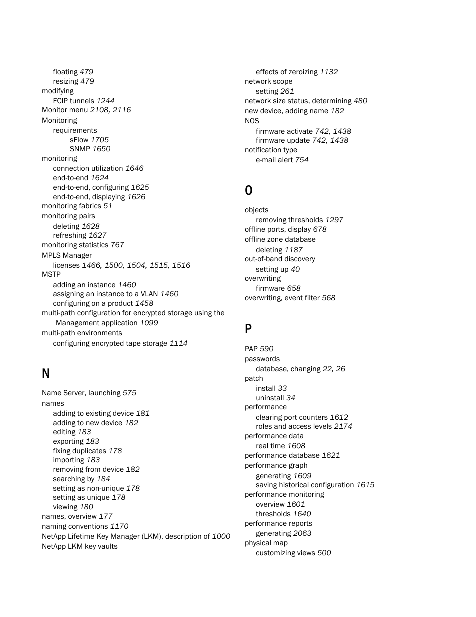 Brocade Network Advisor SAN + IP User Manual v12.3.0 User Manual | Page 2693 / 2702