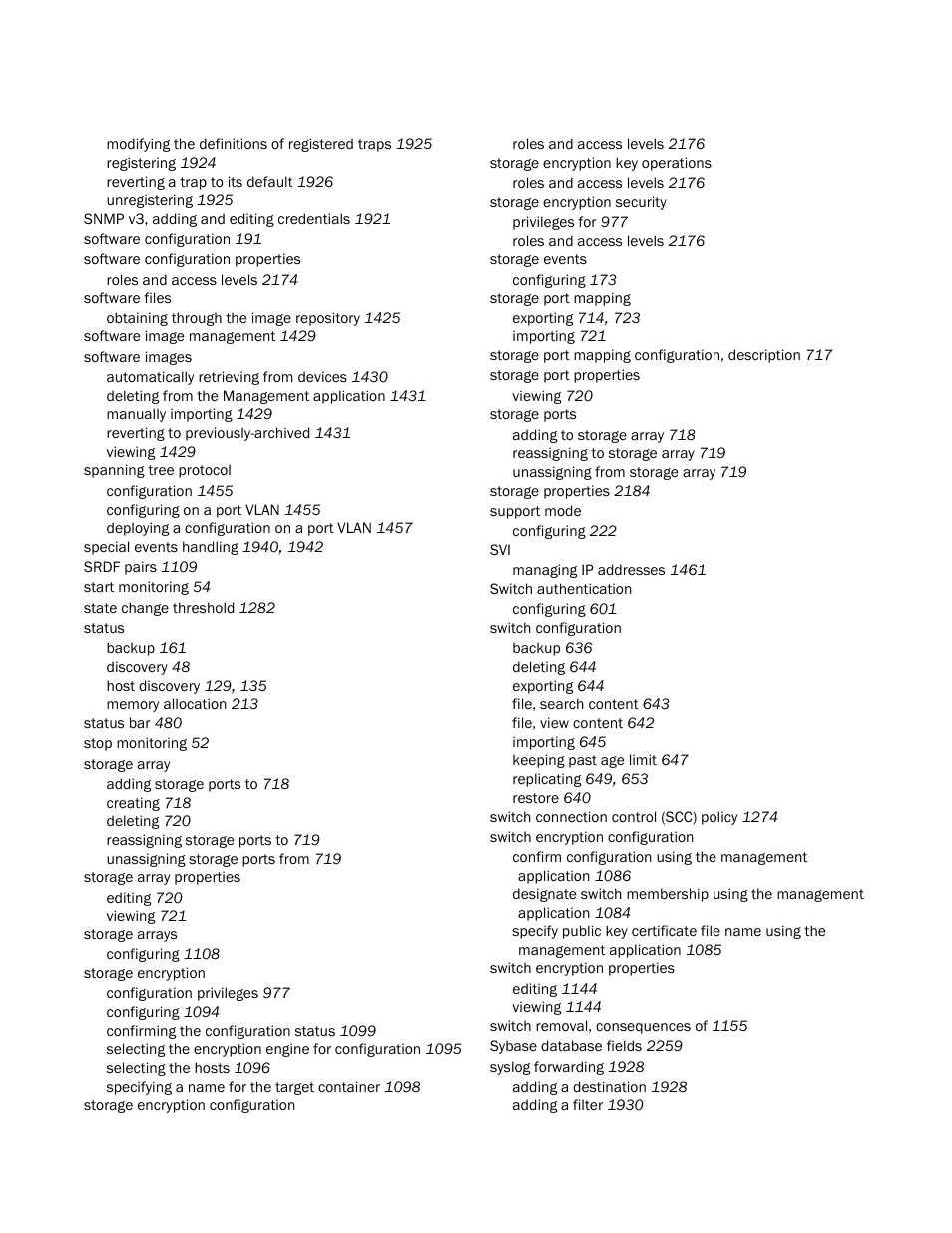 Brocade Network Advisor SAN + IP User Manual v12.3.0 User Manual | Page 2697 / 2702