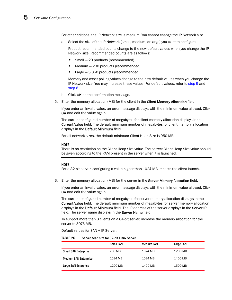 Step 5, Step 6 | Brocade Network Advisor SAN + IP User Manual v12.3.0 User Manual | Page 282 / 2702