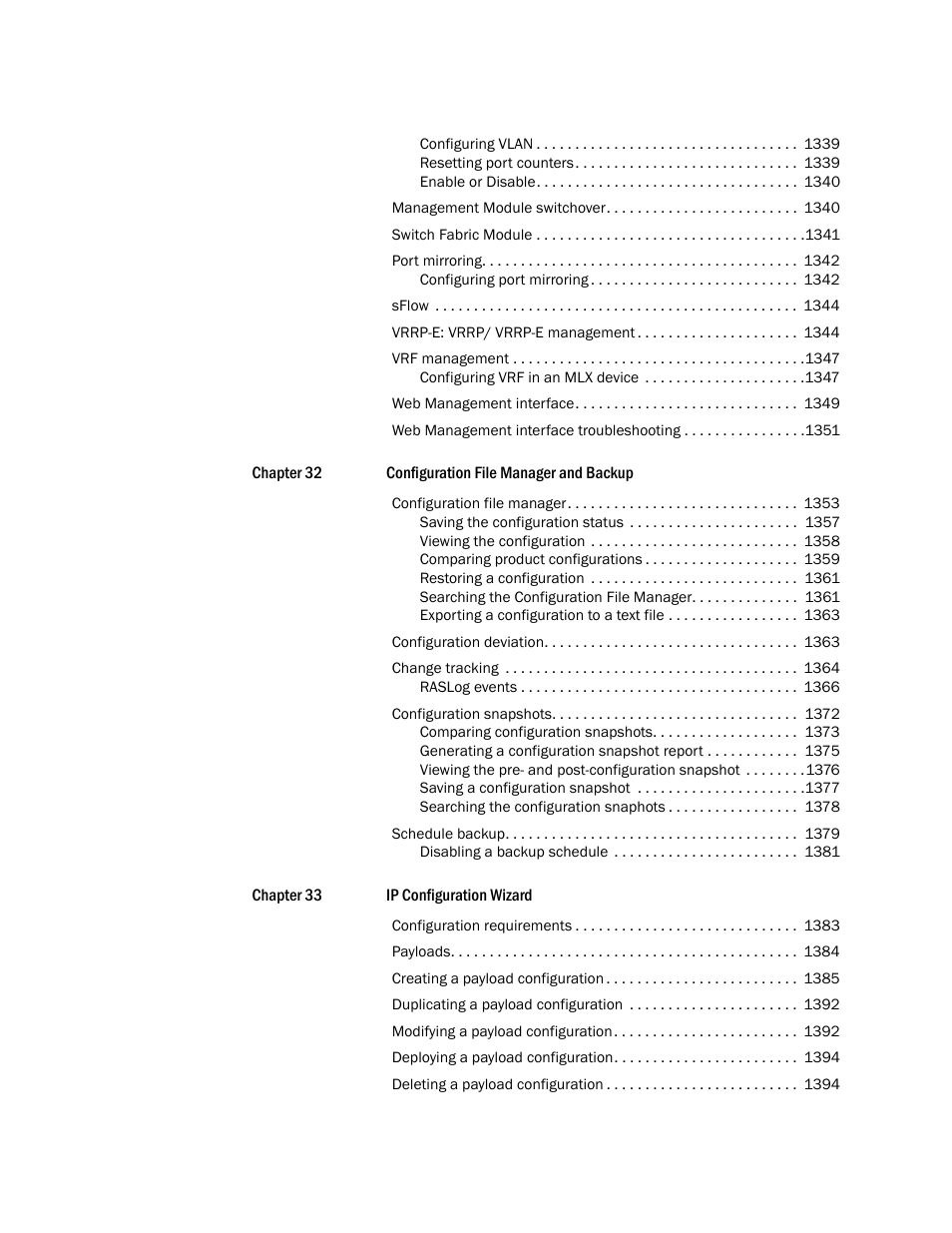 Brocade Network Advisor SAN + IP User Manual v12.3.0 User Manual | Page 34 / 2702