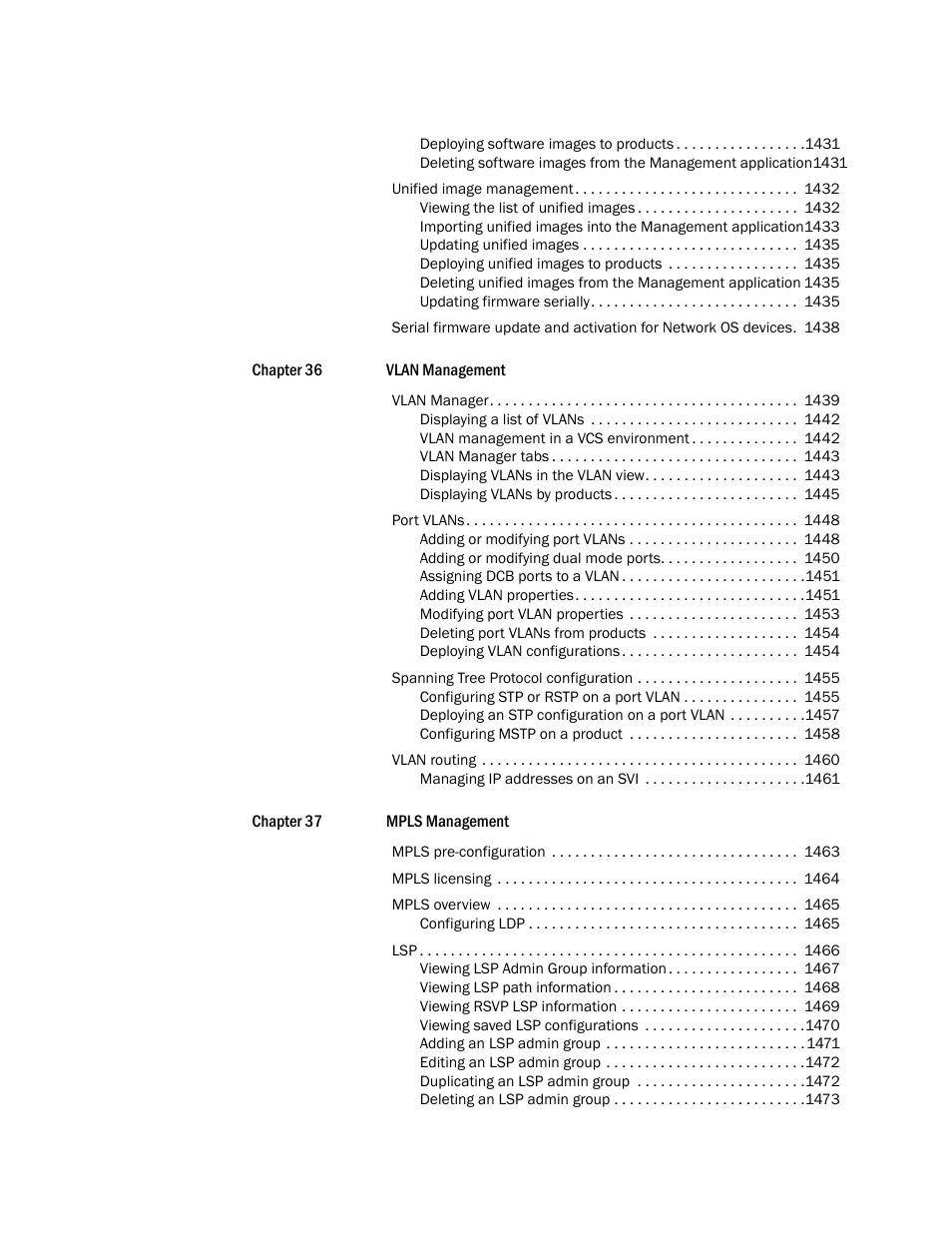 Brocade Network Advisor SAN + IP User Manual v12.3.0 User Manual | Page 36 / 2702