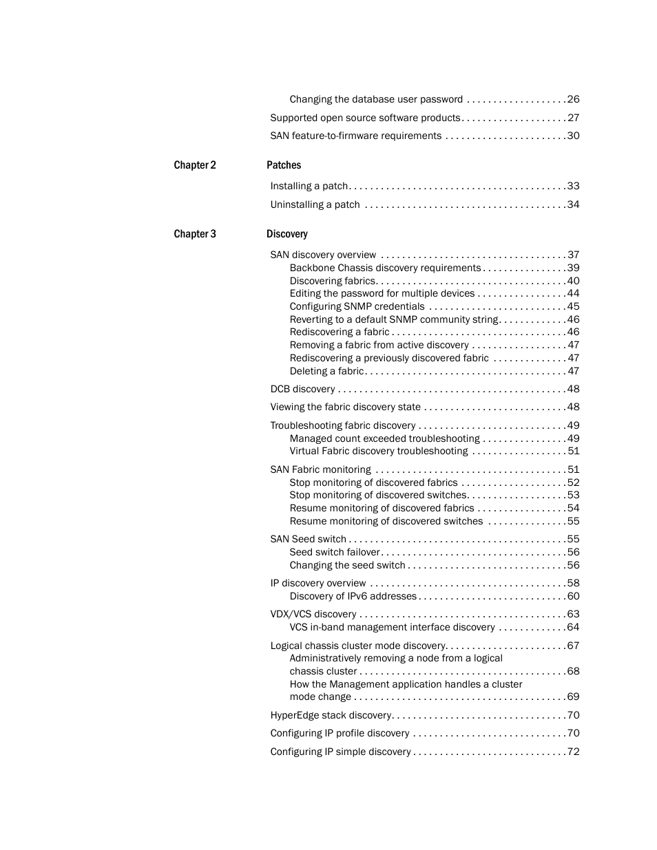 Brocade Network Advisor SAN + IP User Manual v12.3.0 User Manual | Page 6 / 2702