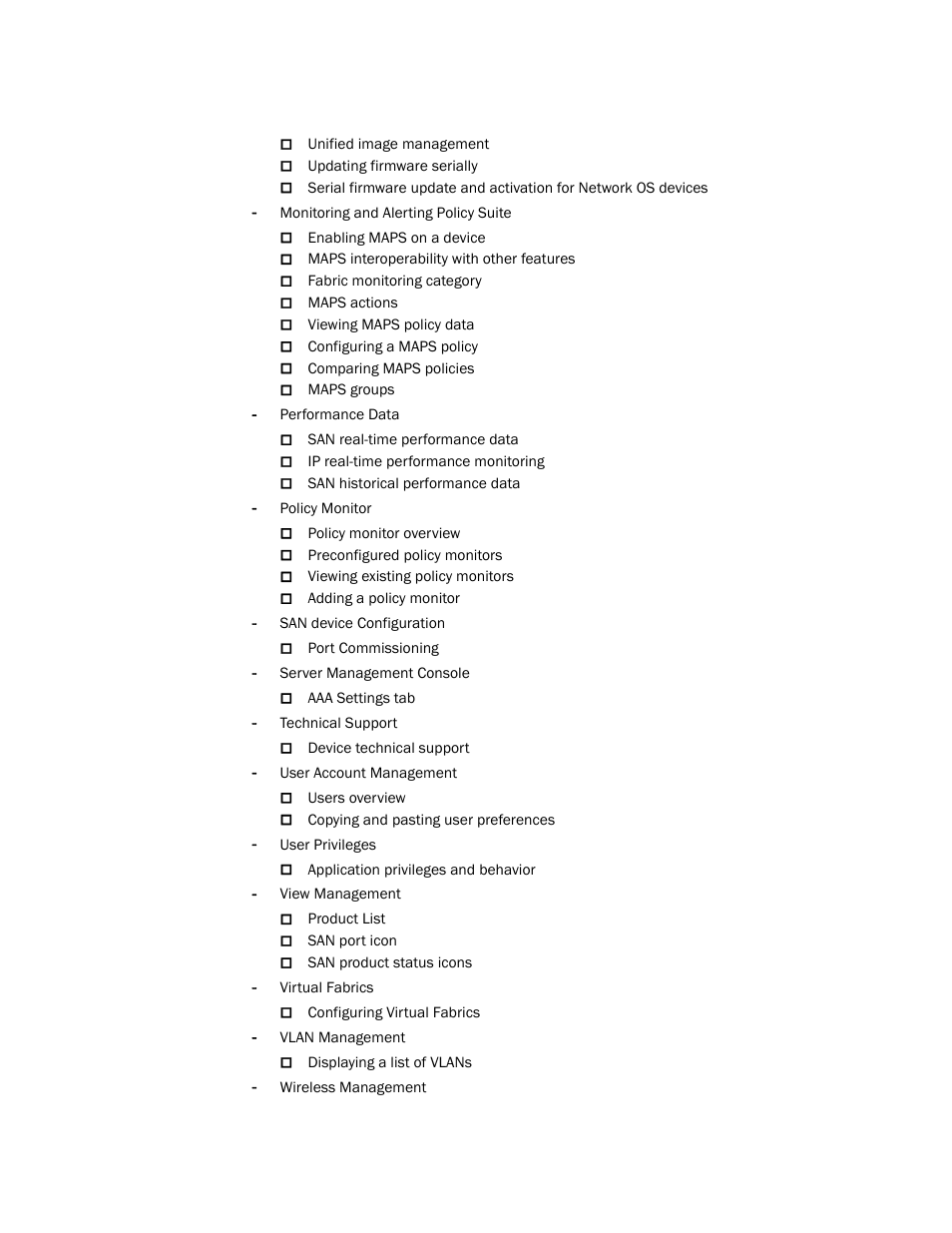 Brocade Network Advisor SAN + IP User Manual v12.3.0 User Manual | Page 65 / 2702