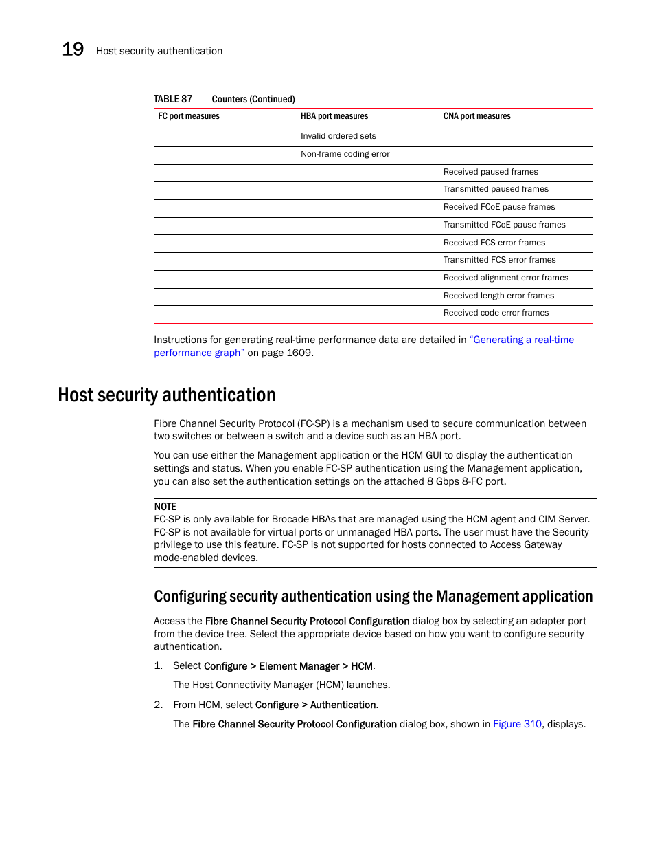 Host security authentication | Brocade Network Advisor SAN + IP User Manual v12.3.0 User Manual | Page 860 / 2702