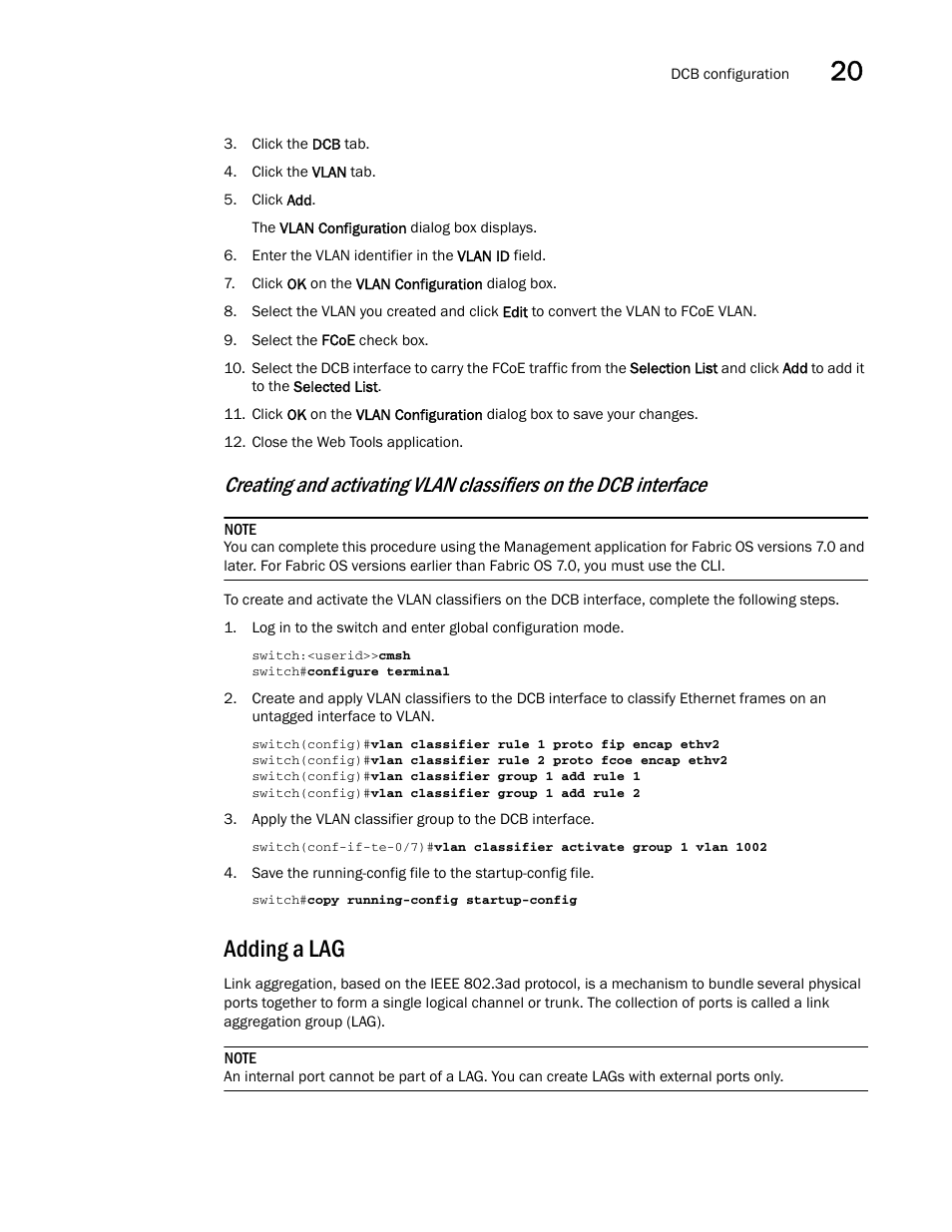 Adding a lag | Brocade Network Advisor SAN + IP User Manual v12.3.0 User Manual | Page 879 / 2702