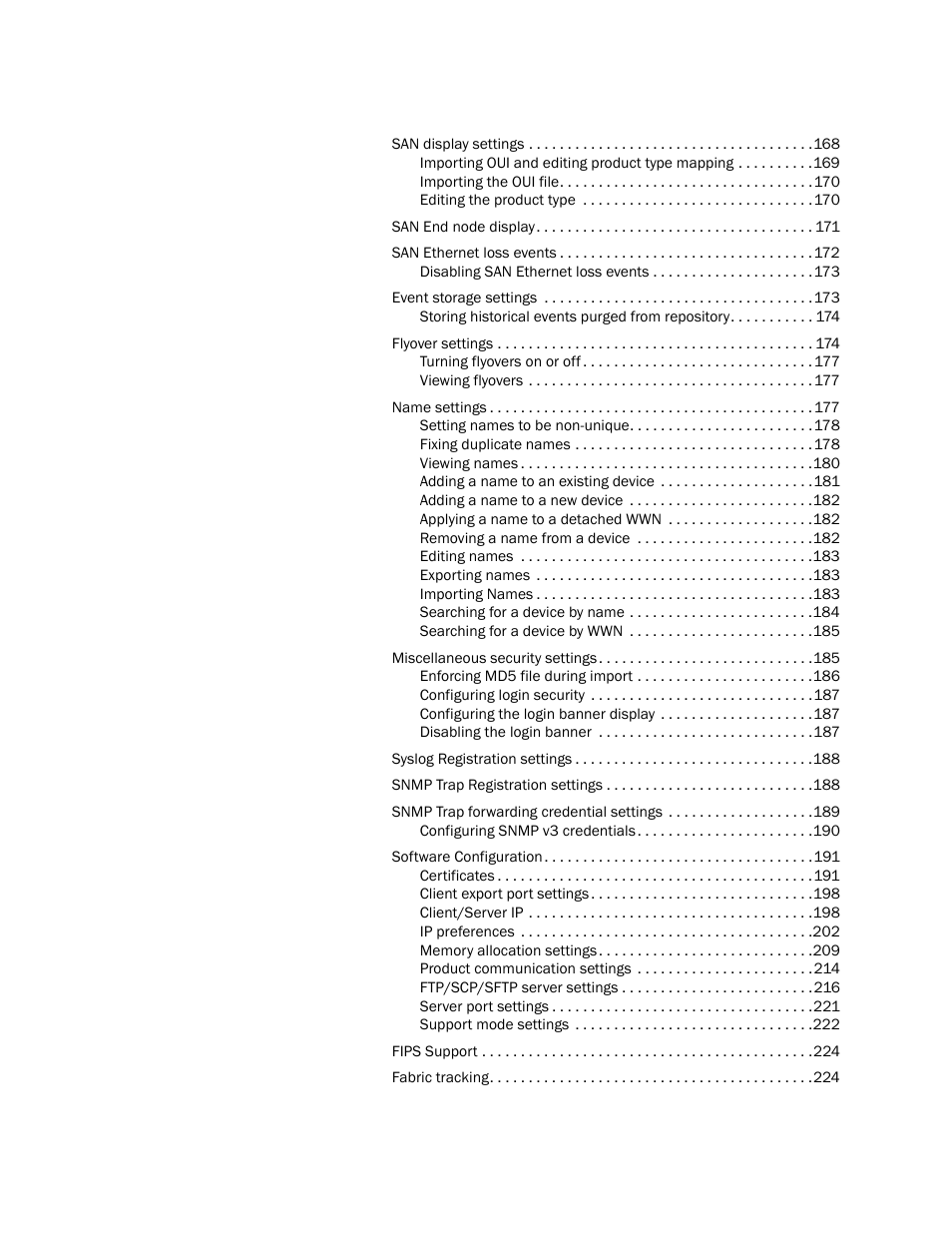 Brocade Network Advisor SAN + IP User Manual v12.3.0 User Manual | Page 9 / 2702