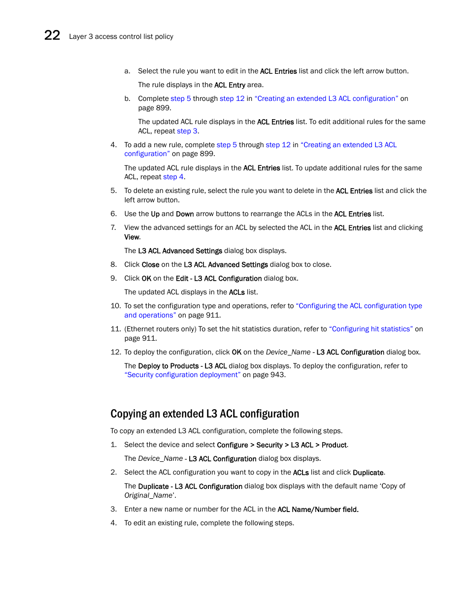 Copying an extended l3 acl configuration | Brocade Network Advisor SAN + IP User Manual v12.3.0 User Manual | Page 974 / 2702