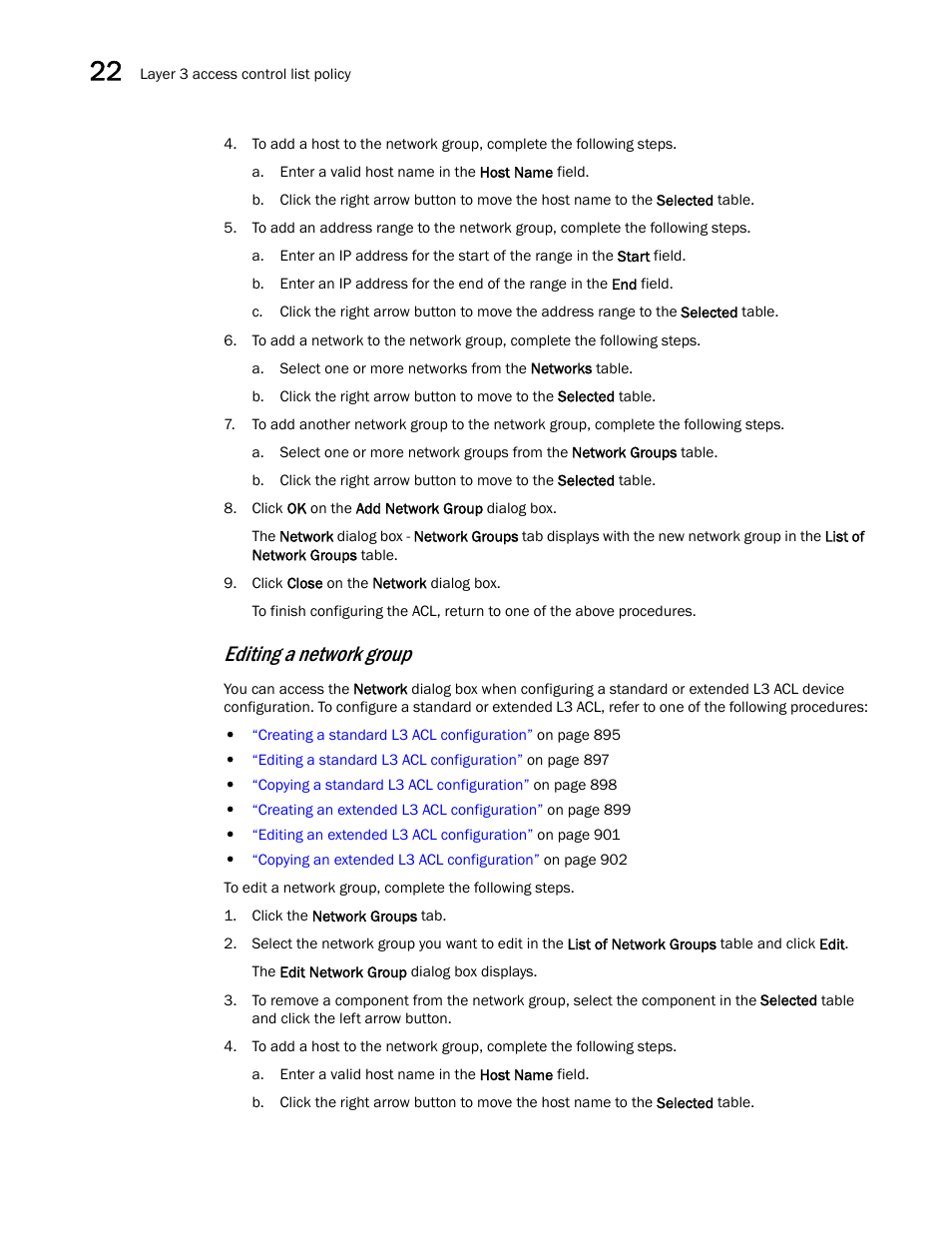 Editing a network group | Brocade Network Advisor SAN + IP User Manual v12.3.0 User Manual | Page 994 / 2702