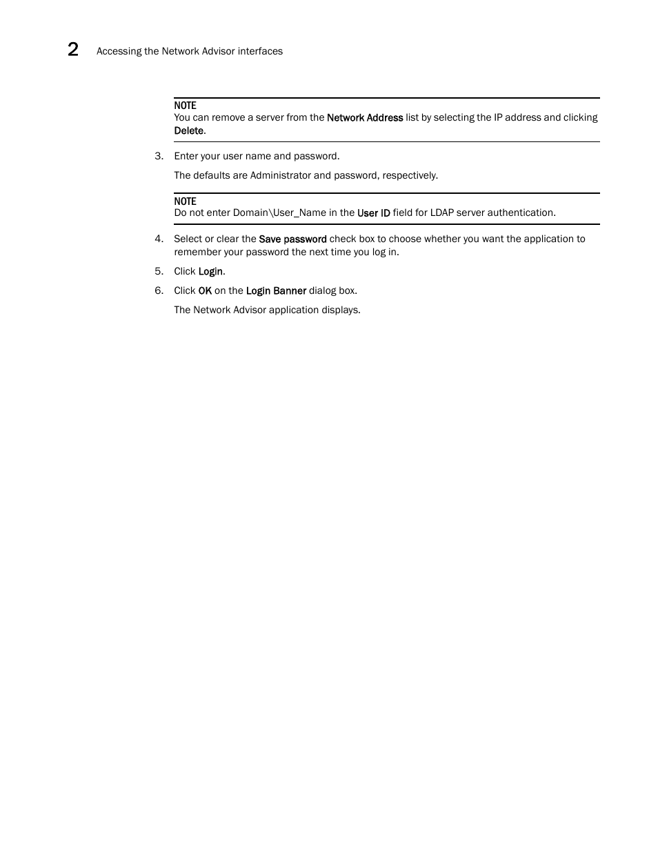 Brocade Network Advisor SAN Installation and Migration Guide (Supporting Network Advisor 12.3.0) User Manual | Page 38 / 93