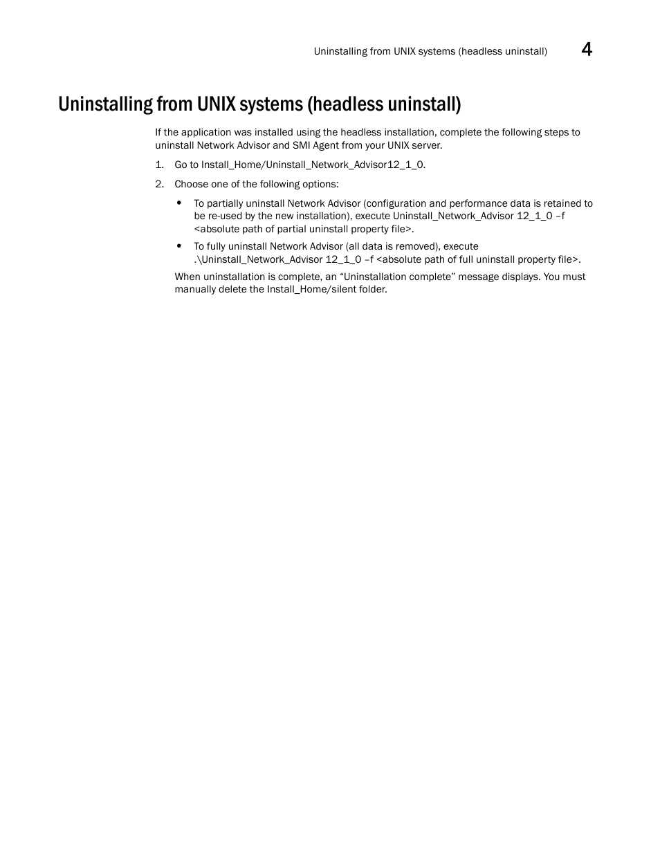 Brocade Network Advisor SAN Installation and Migration Guide (Supporting Network Advisor 12.3.0) User Manual | Page 75 / 93