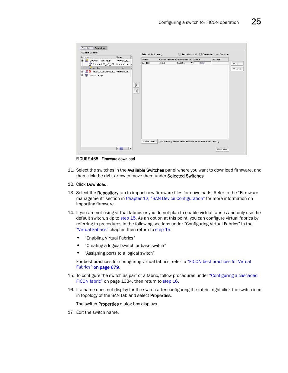 Figure 465 | Brocade Network Advisor SAN User Manual v12.3.0 User Manual | Page 1075 / 1940