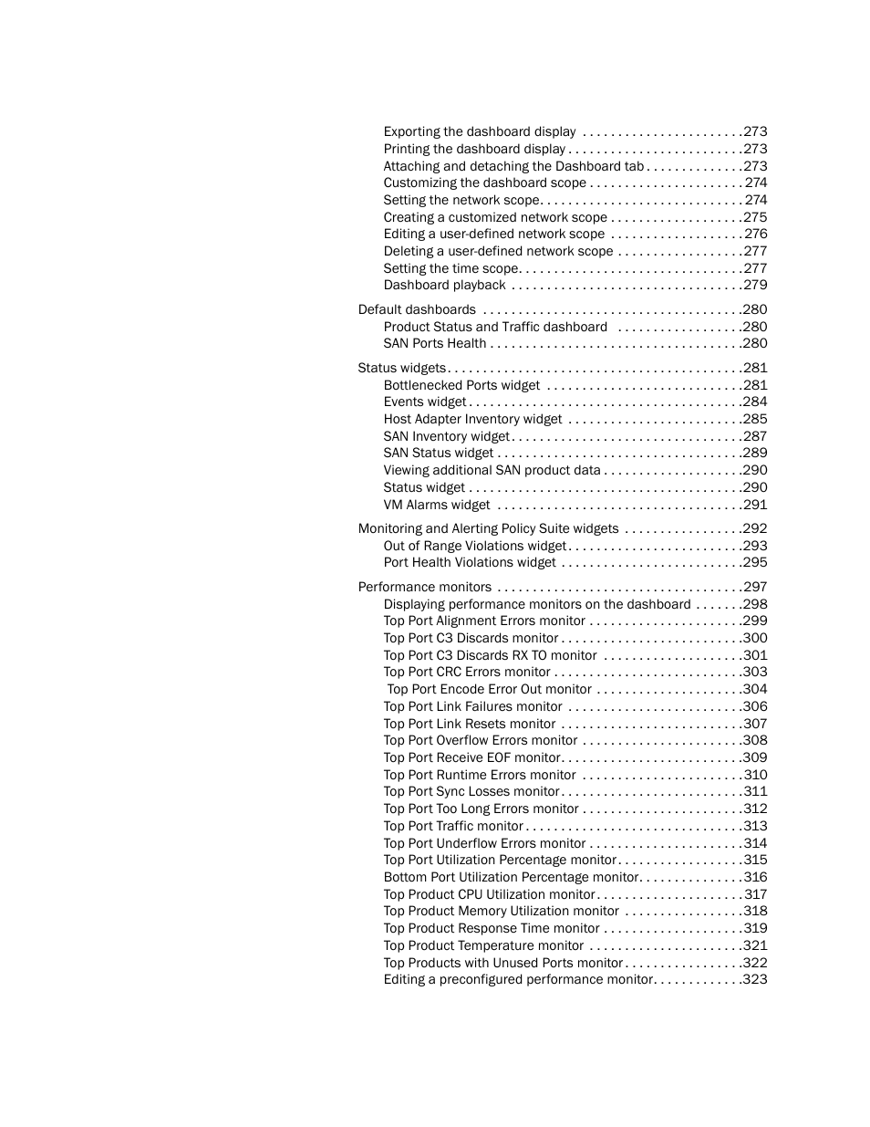 Brocade Network Advisor SAN User Manual v12.3.0 User Manual | Page 11 / 1940