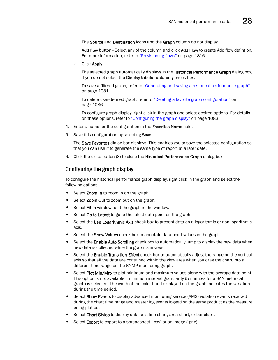 Configuring the graph display | Brocade Network Advisor SAN User Manual v12.3.0 User Manual | Page 1135 / 1940