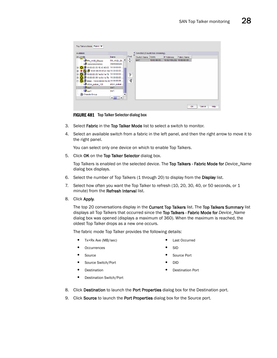 N in, Figure 481 | Brocade Network Advisor SAN User Manual v12.3.0 User Manual | Page 1149 / 1940