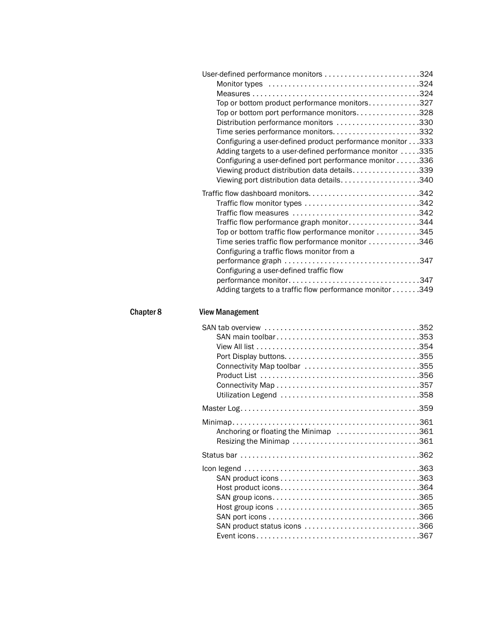 Brocade Network Advisor SAN User Manual v12.3.0 User Manual | Page 12 / 1940