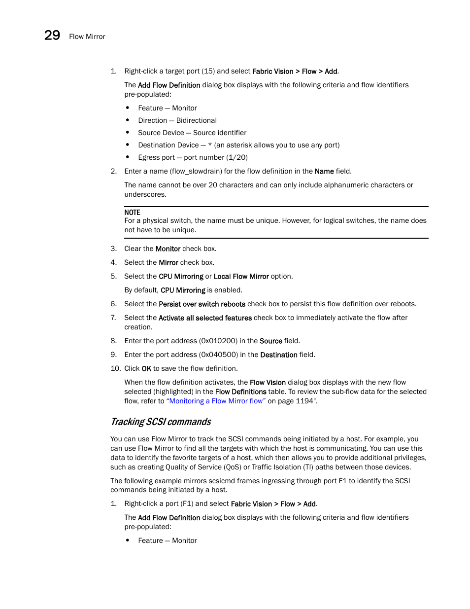 Tracking scsi commands | Brocade Network Advisor SAN User Manual v12.3.0 User Manual | Page 1252 / 1940