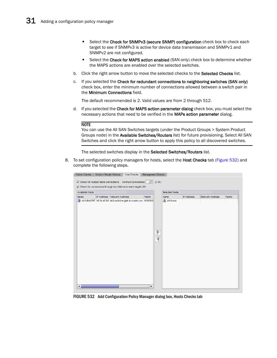 Brocade Network Advisor SAN User Manual v12.3.0 User Manual | Page 1296 / 1940