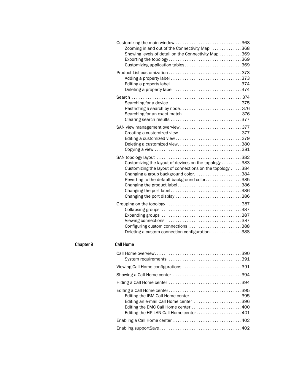 Brocade Network Advisor SAN User Manual v12.3.0 User Manual | Page 13 / 1940