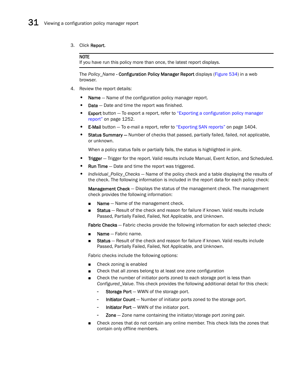 Brocade Network Advisor SAN User Manual v12.3.0 User Manual | Page 1302 / 1940