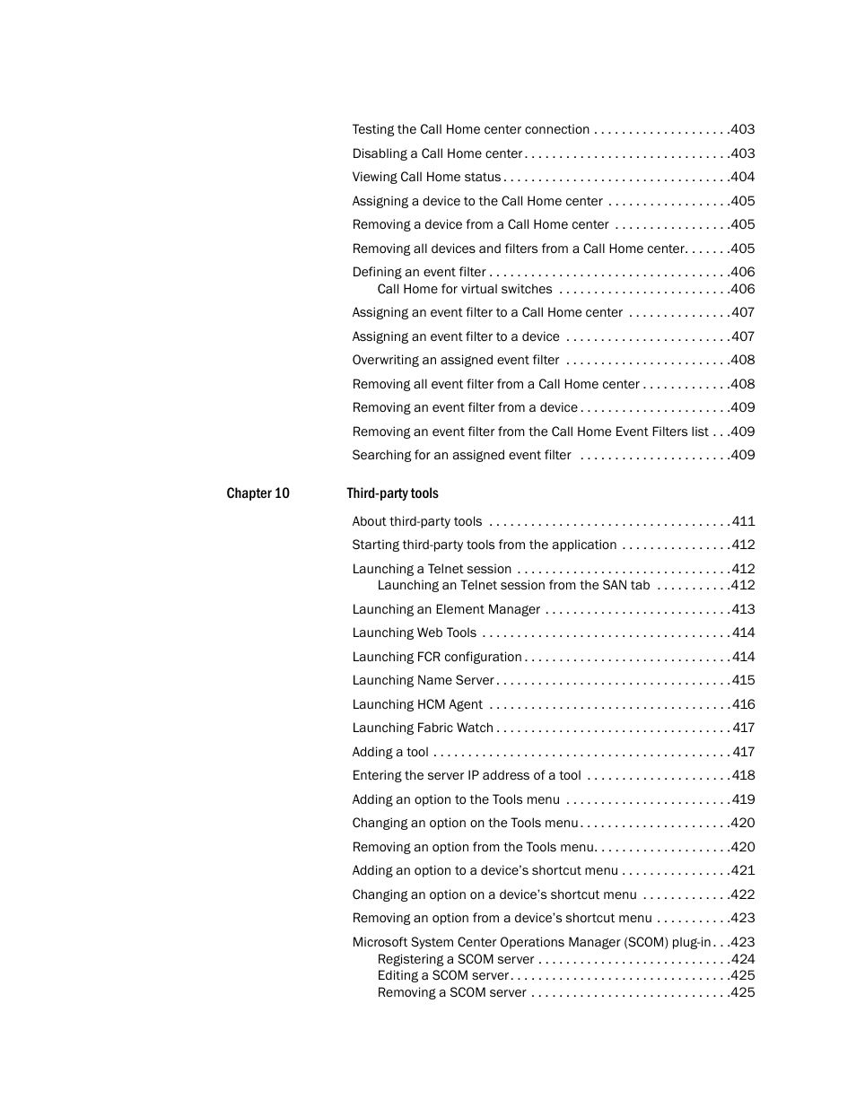 Brocade Network Advisor SAN User Manual v12.3.0 User Manual | Page 14 / 1940