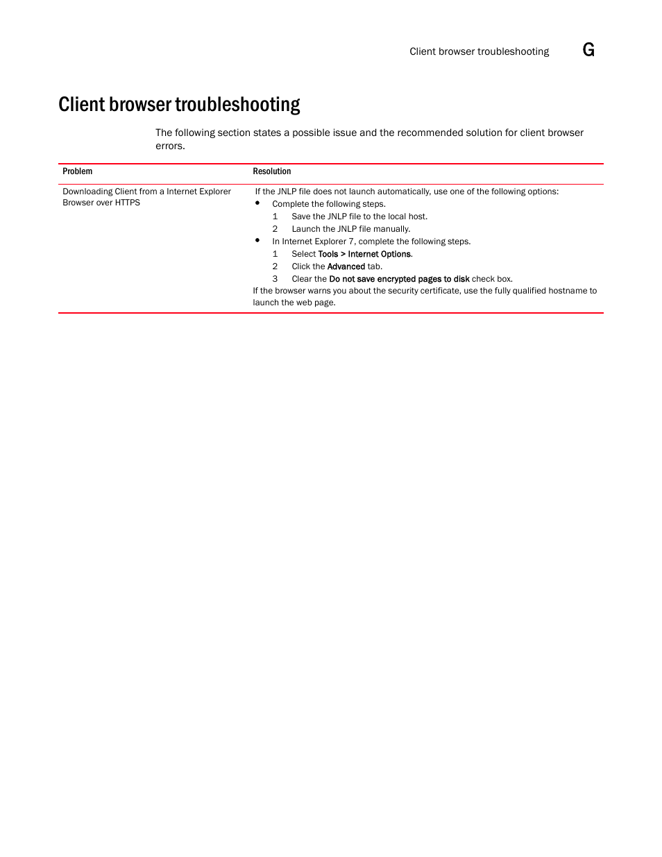 Client browser troubleshooting, Client browser troubleshooting 3 | Brocade Network Advisor SAN User Manual v12.3.0 User Manual | Page 1555 / 1940