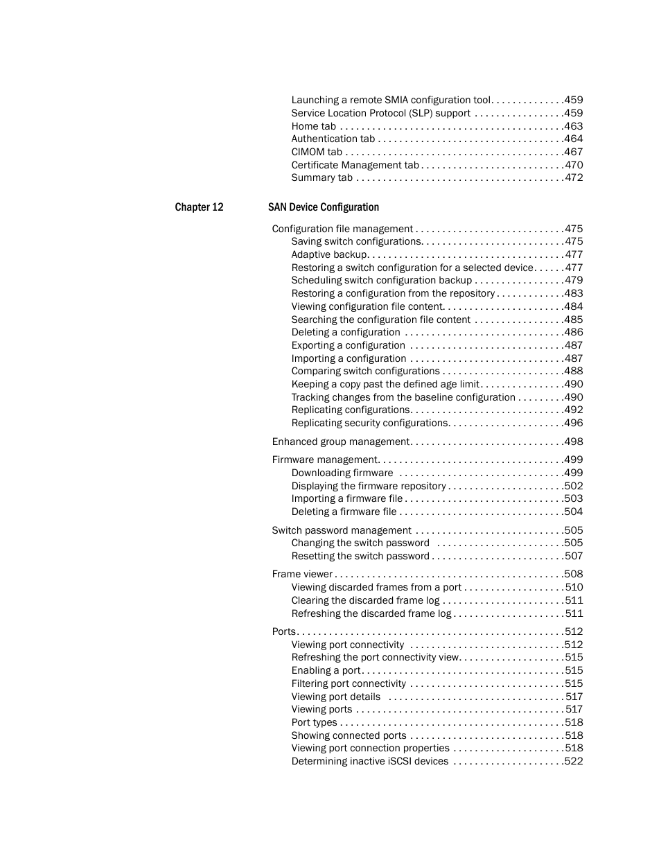 Brocade Network Advisor SAN User Manual v12.3.0 User Manual | Page 16 / 1940