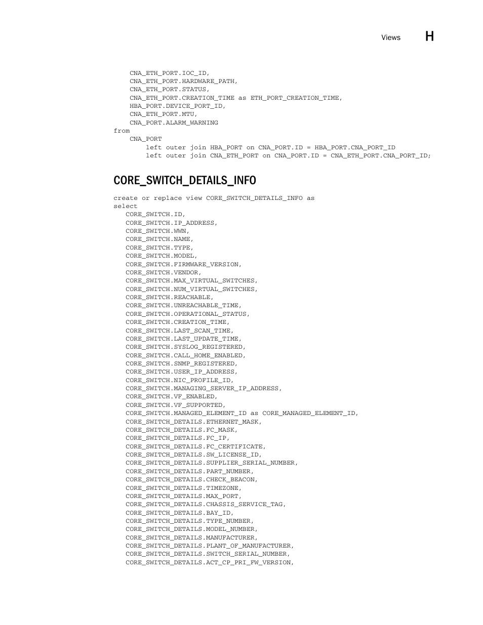 Core_switch_details_info | Brocade Network Advisor SAN User Manual v12.3.0 User Manual | Page 1813 / 1940