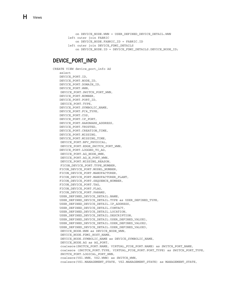 Device_port_info | Brocade Network Advisor SAN User Manual v12.3.0 User Manual | Page 1828 / 1940