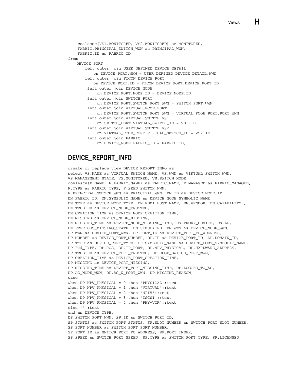 Device_report_info | Brocade Network Advisor SAN User Manual v12.3.0 User Manual | Page 1829 / 1940