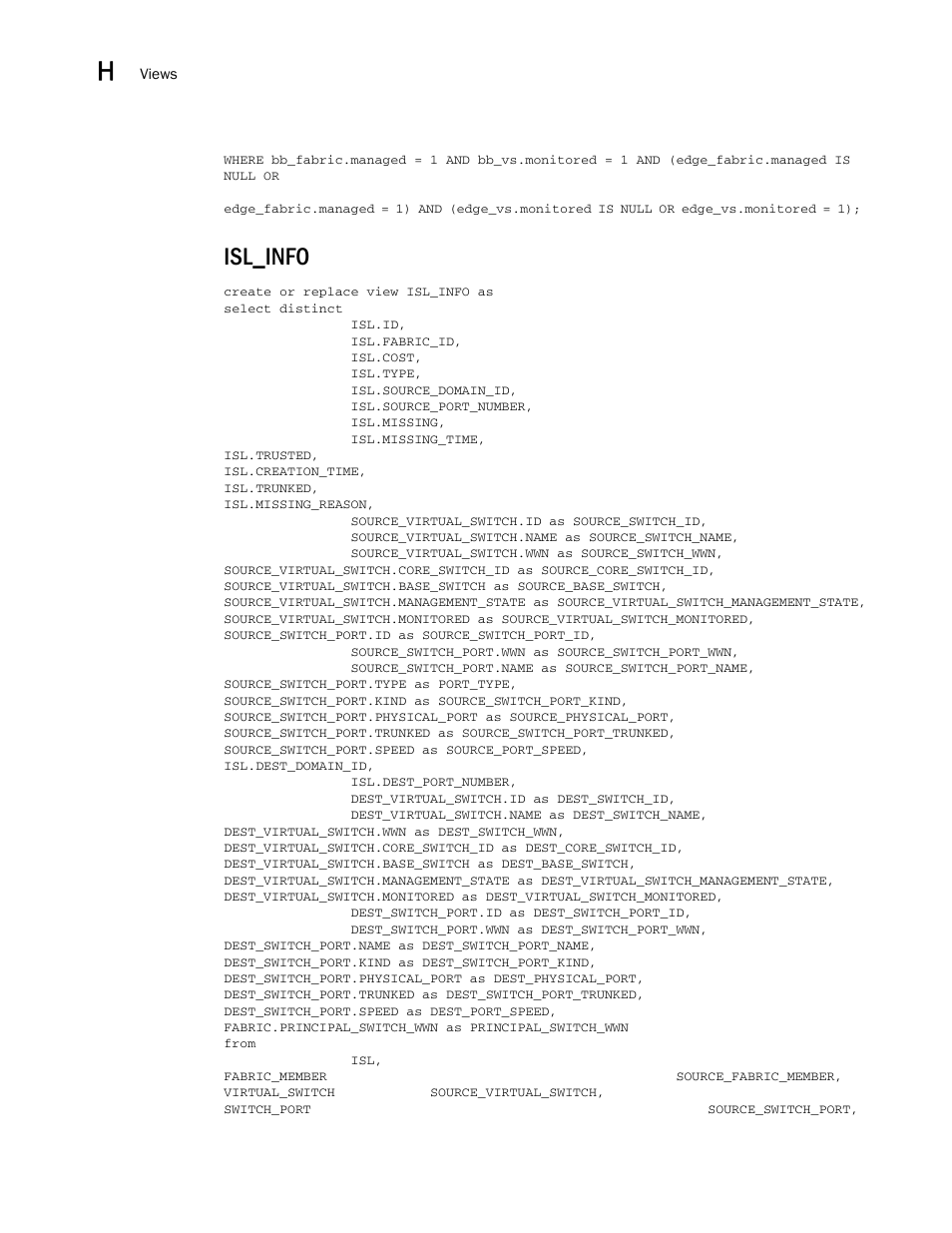 Isl_info | Brocade Network Advisor SAN User Manual v12.3.0 User Manual | Page 1854 / 1940