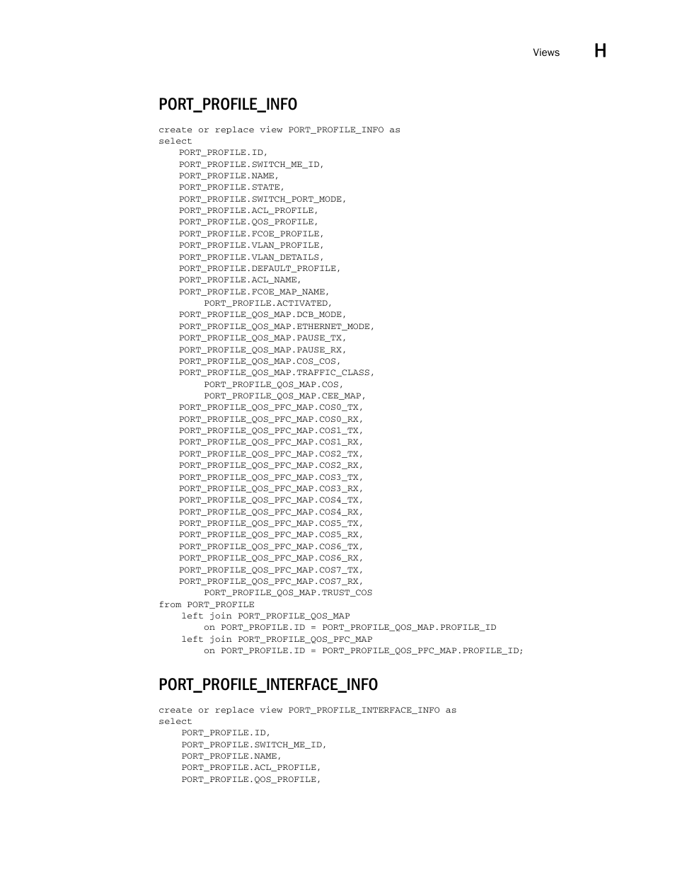 Port_profile_info, Port_profile_interface_info | Brocade Network Advisor SAN User Manual v12.3.0 User Manual | Page 1871 / 1940