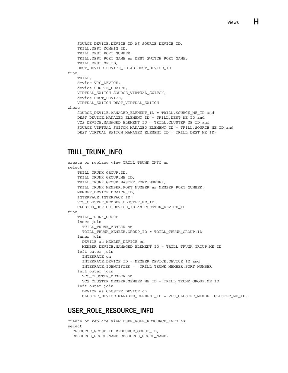 Trill_trunk_info, User_role_resource_info | Brocade Network Advisor SAN User Manual v12.3.0 User Manual | Page 1891 / 1940