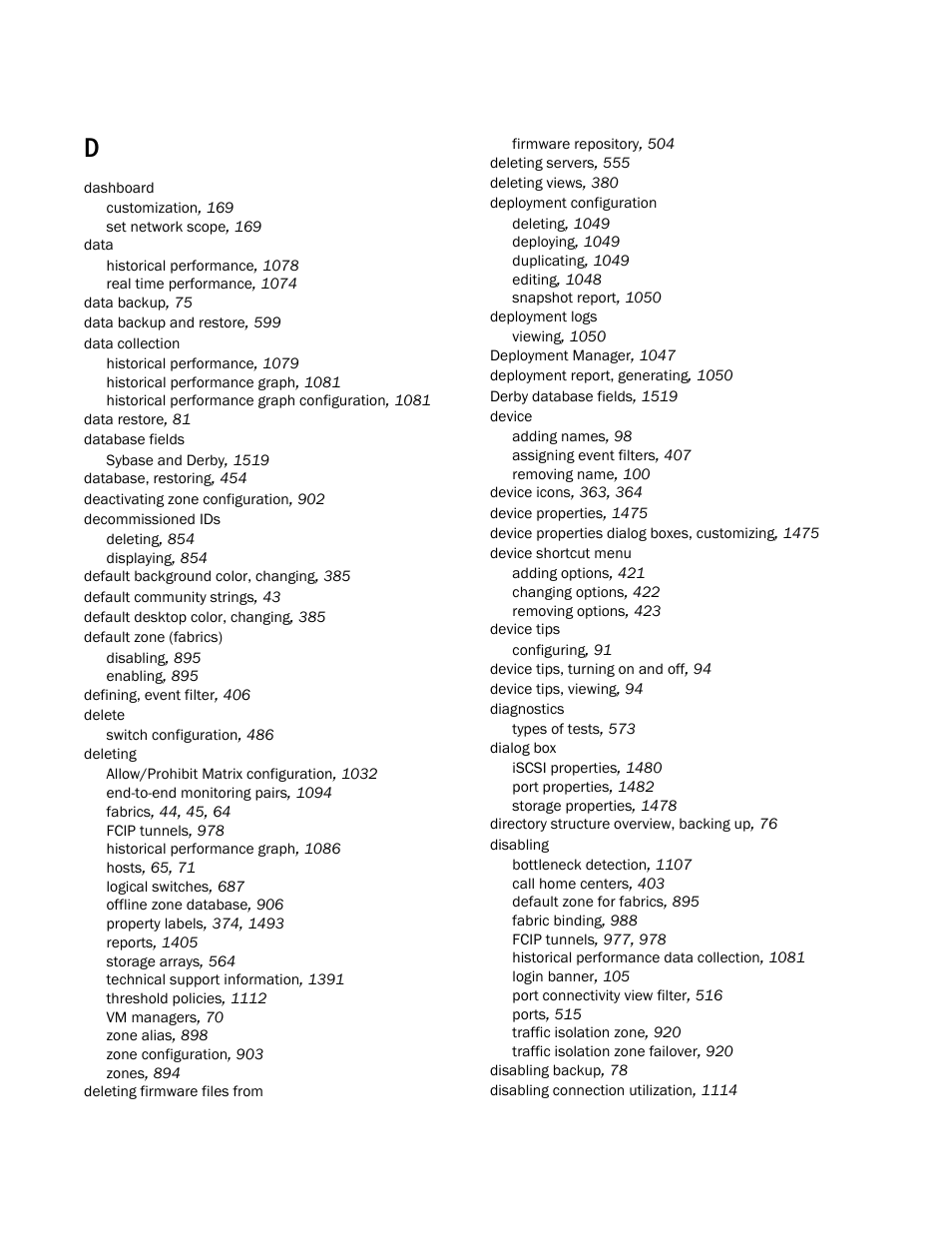 Brocade Network Advisor SAN User Manual v12.3.0 User Manual | Page 1924 / 1940