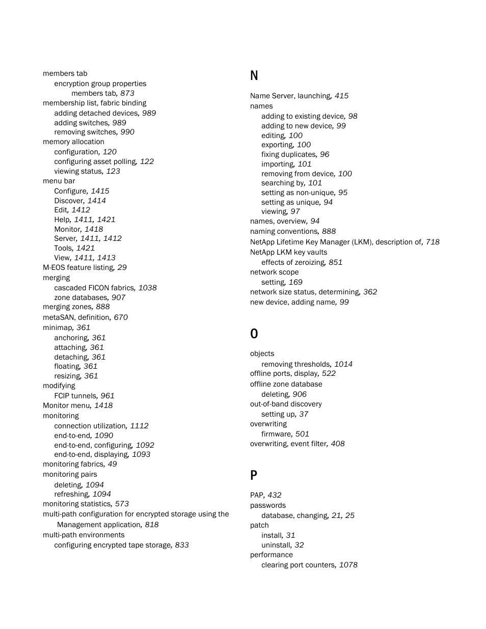 Brocade Network Advisor SAN User Manual v12.3.0 User Manual | Page 1932 / 1940