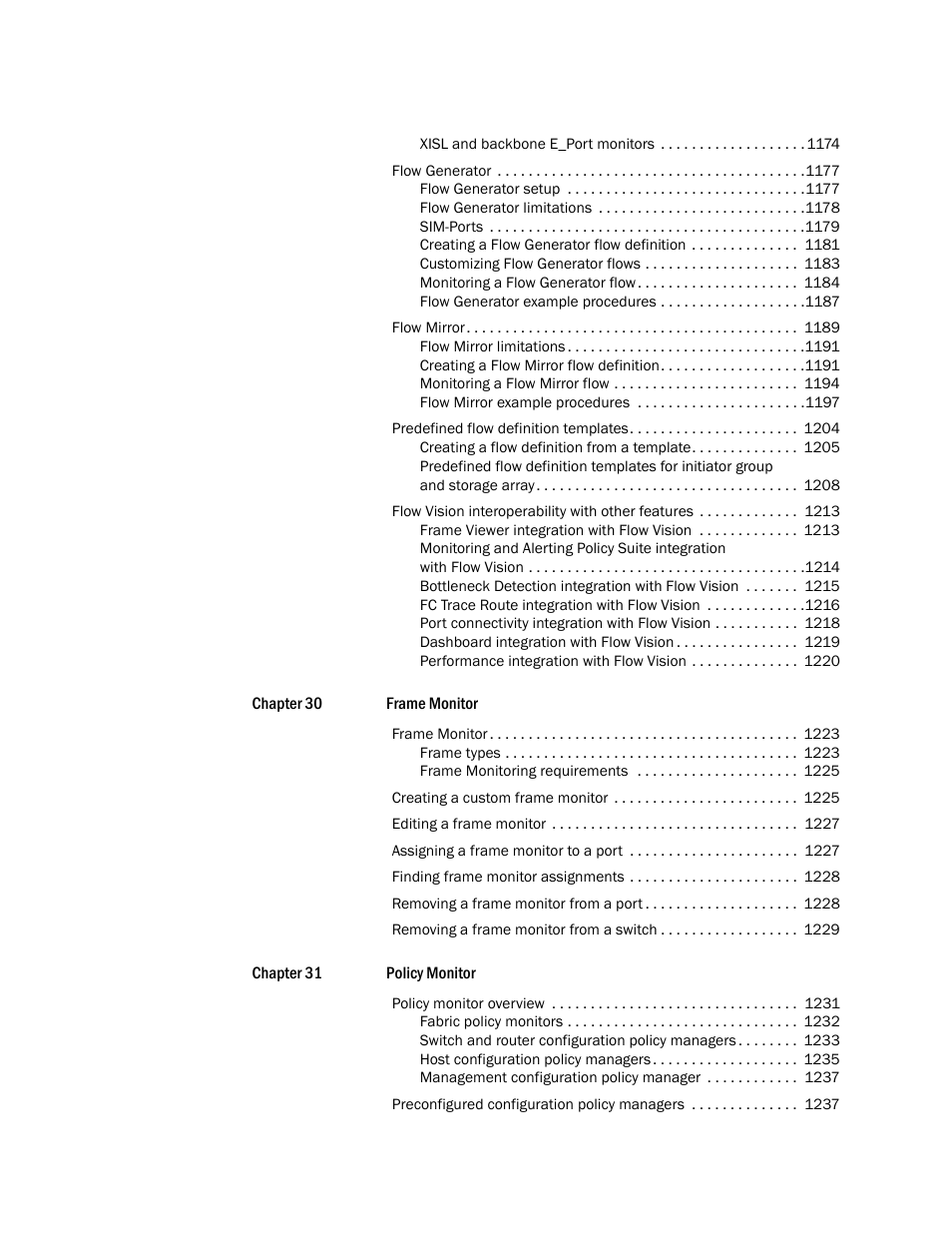 Brocade Network Advisor SAN User Manual v12.3.0 User Manual | Page 33 / 1940