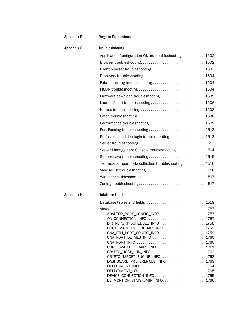 Brocade Network Advisor SAN User Manual v12.3.0 User Manual | Page 39 / 1940