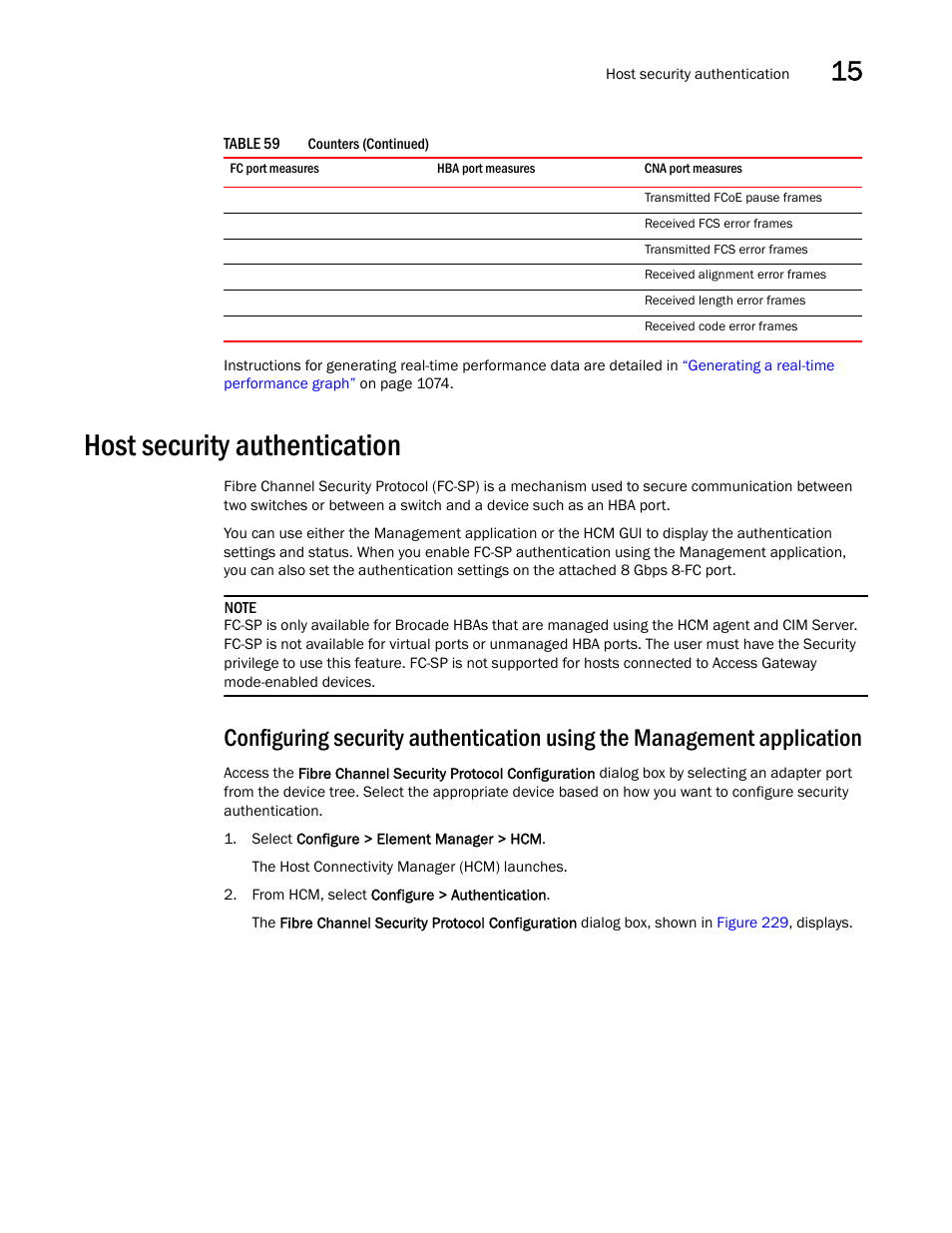 Host security authentication | Brocade Network Advisor SAN User Manual v12.3.0 User Manual | Page 647 / 1940