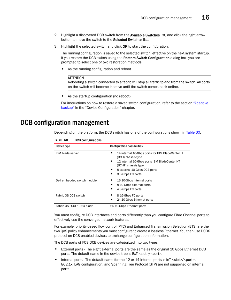 Dcb configuration management | Brocade Network Advisor SAN User Manual v12.3.0 User Manual | Page 657 / 1940