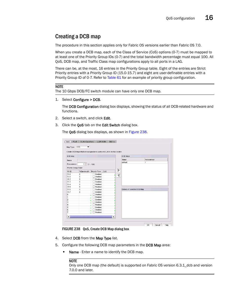 Creating a dcb map | Brocade Network Advisor SAN User Manual v12.3.0 User Manual | Page 673 / 1940