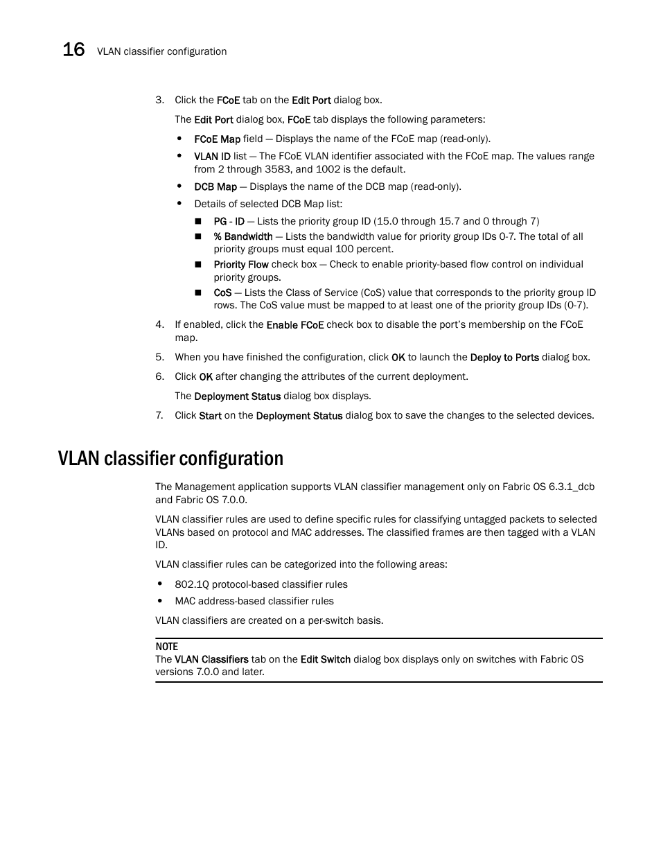 Vlan classifier configuration | Brocade Network Advisor SAN User Manual v12.3.0 User Manual | Page 680 / 1940