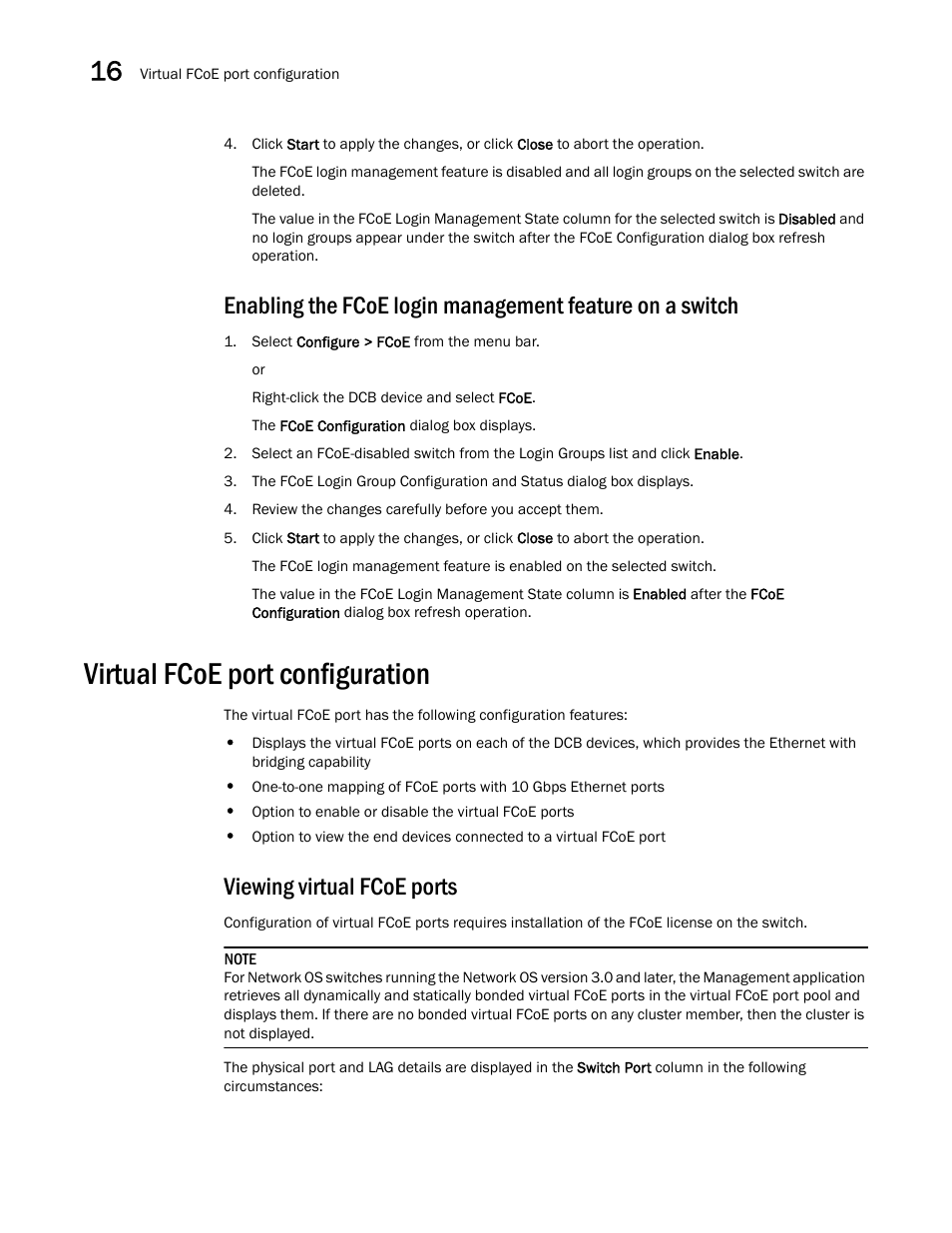 Virtual fcoe port configuration, Viewing virtual fcoe ports | Brocade Network Advisor SAN User Manual v12.3.0 User Manual | Page 702 / 1940