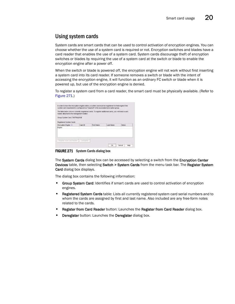 Using system cards | Brocade Network Advisor SAN User Manual v12.3.0 User Manual | Page 753 / 1940