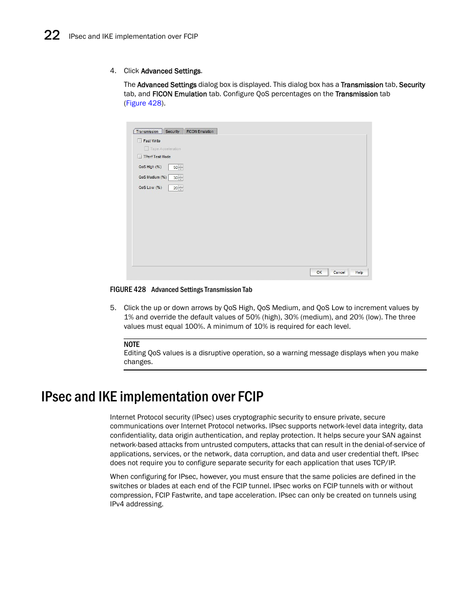 Ipsec and ike implementation over fcip | Brocade Network Advisor SAN User Manual v12.3.0 User Manual | Page 996 / 1940