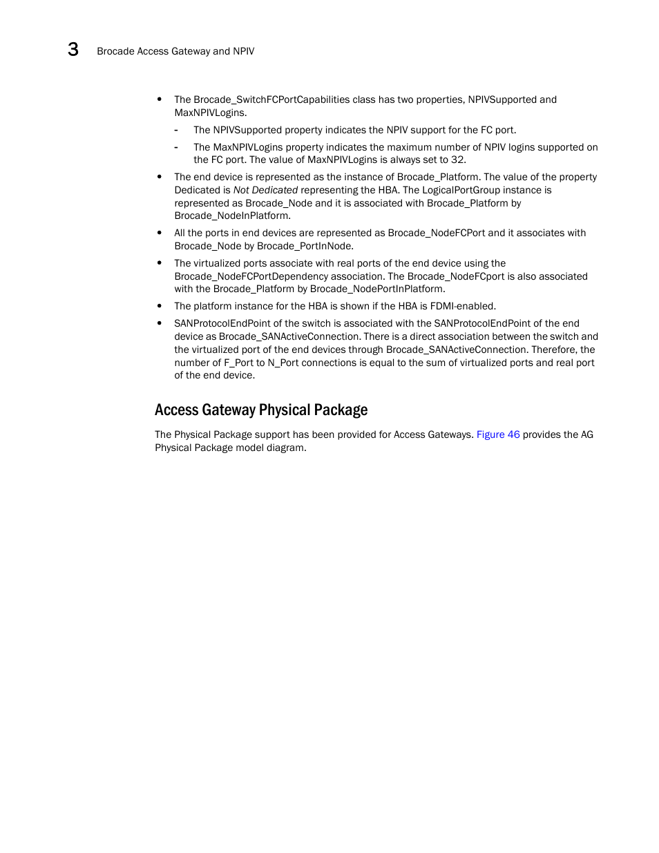 Access gateway physical package | Brocade Network Advisor SMI Agent Developers Guide v12.3.0 User Manual | Page 108 / 178